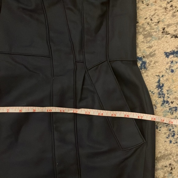 Marc Jacobs Runway Dress – Navy Blue Cocktail Dress with Tulle Fan Detail - Picture 14 of 14